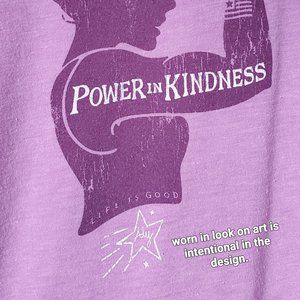 Girls 8/9 Life is good- used designer stressed.